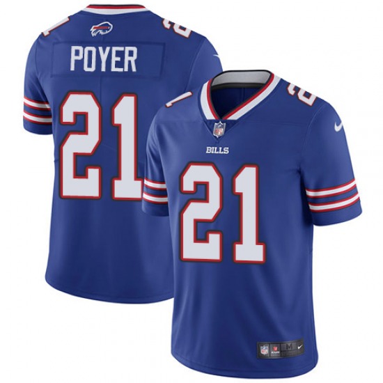 Men's Buffalo Bills #21 Jordan Poyer Blue Vapor Untouchable Limited Stitched NFL Jersey